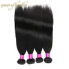 Brétèmes cheveux vierges brésiliens vierges humaines 3 / 4pcs Peruvian Malaysian Indian Right Fair tisse des extensions de cheveux bon marché non transformés Strai