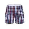 3 Pack classique Plaid hommes Boxer Shorts hommes sous-vêtements troncs sous-vêtements en coton boxeurs pour Homme tissé Homme Boxer flèche culottes239S