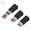 2 in 1 Universal Card Reader Mobile phone PC card reader Micro USB OTG Card Reader OTG TF SD flash memory good quality android otg 100 pcs