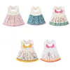 Baby Girl Bibbs Cotton Waterproof Apron Kids Feed Bibb 10pcs9215068