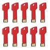 10 unidades flash USB de 4 GB com design de chave de metal em formato de pendrives de memória USB para armazenamento de dados de computador 9659167