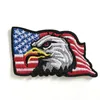 USA Eagles Flag Patches of Embroidered Applique biker Clothing Patch badges with Celestial Funny Large eagle appliques stickers263R