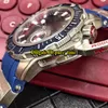 Neuer Limited Diver 43mm 3203-500LE-3 93 Hammer Schwarzes Zifferblatt Automatische Herren Watch Silver Case Gummi-Gummi-Hochqualitäts Uhren 253g