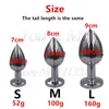 3 Tamanho Fox Tail Big Butt Plug Metal Anal Plug Brinquedos Eróticos Cosplay Cauda Sexy Anal Sex Toys para Mulher e Homens Engraçado Brinquedo Sexual Adulto D14738331