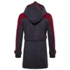 Plus Größe Männer Trenchcoat Winter Herren Lange Pea Coat Männer Wolle Mantel Zweireiher Männer Trenchcoat Mit Kapuze j180766