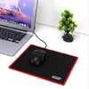 25 x 21 cm großes Gaming-Mauspad für Gamer, einfarbig, mit Rastkante, Tastatur-Mauspad, Gaming-Grande-Mauspad für PC und Laptop