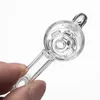 Set Quartz Diamond Loop Banger Nail Oil Knot Recycler Quartz Banger Nail Carb Cap Dabber Insert Bowl 10mm 14mm Male Female