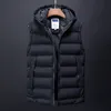 Gilet Uomo Nuovo Elegante 2018 Autunno Inverno Caldo Giacca senza maniche Gilet militare Gilet da uomo Moda Cappotti casual Uomo Spessa