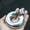 10 Boyutları Cockrings Penis Kolye Paslanmaz Çelik Skrotum Silindirik Tip Testisler Ağırlık Bondag Yüzükler Top Sedyeler Tat Seks Oyuncakları Erkekler Için BB2-2-216