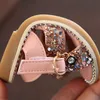 POSH DREAM New Sequined Baby Girl Princess Sandals 0 - 3 Years Old Soft-soled Summer Sequined Children Toddler Baby Sandals