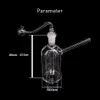 Smoking Accessories Glass Oil Burner Water Bongs with Recycler Pipe Dab Rig Mini Pyrex bong Hookah