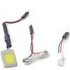 Lighting White 18 Chips Constant Voltage COB LED Festoon Dome/Door/Box Light Panel Interior Bulb With T10.