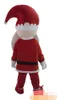 Högkvalitativa riktiga bilder Juljul Santa Claus Mascot Kostym Gratis frakt