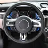 Accessori Leve del cambio al volante per auto Copertura decorativa in lega di alluminio per Ford Mustang 2015+ Accessori per interni auto