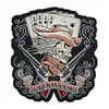 Vente entière Livraison gratuite Custom Cowboy Guns Patch du Dead Man's Hand Large dos coudre sur des correctifs