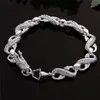 Mała biała smok bransoletka sterling posrebrzana bransoletka; New Arrival Fashion Mężczyźni i kobiety 925 Srebrna Bransoletka SPB130