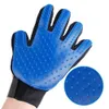 Gant de toilettage doux pour animaux de compagnie Gants de brosse pour animaux de compagnie efficaces pour chats chiens cheval une paire outil de massage amélioré à cinq doigts