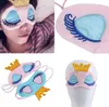 Schattige prinses reizen gezicht reizen slapen blinddoek schaduw oog masker vrouwen dame gilrs baby lange cilia kroon fantasy ogen dekking