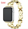 Nuovo design moda donna ragazze cinturino in acciaio inossidabile con diamanti per cinturino Apple Watch 38/42mm cinturino serie 3 2 1