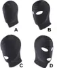 4スタイルヘッドギアマスクボンデージ拘束ブラインドマスクSMセックスおもちゃカップル/女性/男性/ゲイスレーブヘッドギアBDSMおもちゃ