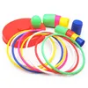 10 ensembles en gros Coloré Enfants Anneau Lancer Lancer Cercle Ensemble Jouet Anneau De Saut Joie Virole Lancer Jeu Interaction Parent-enfant Jouets