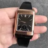 27 5x46mm Classic Large 3828420 OROLOGIO UOMO CRISTALLO ZAFFIRO IMPERMEABILE Acciaio inossidabile AUTOMATICO MECCANICO 965 Reverso OROLOGIO DA POLSO 319I