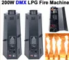 200W Stage Effect Flame Machine DMX Fire Jet Projector met LPG-gas als brandstof Easy Bedien DMX 512 Control Factory Sale LLFA