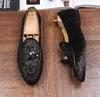 Nouveau Mocassins de luxe pour hommes, chaussures décontractées pour fête de mariage, mocassins anglais, pantoufles Gommino, chaussures plates pour homme
