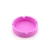 New Colorful Silicone Ashtrays Circular Portable Durable Soft Innovative Design Easy To Clean High Quality Smoking Pipe Accessories