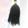 Cheveux mongols en vrac bouclés en vrac 100g Afro crépus cheveux en vrac 1 paquets de cheveux humains pour tresser en vrac sans attachement 2757220