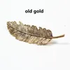 Women Retro Metal Leaf Feather Hair Clip Fashion Girls Gold/Silver Hairpin Barrette Ladies Causal Hair Accessories 4 Color