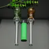 Pot en verre de grande couleur Pipes fumant des bangs en verre barboteurs en verre pour fumer des couleurs de mélange de tuyaux
