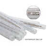 8st / set LED Meteor Dusch Rain Light Tubes 100-240V EU / US-kontakt Julfruktljus 30cm / 50cm Vattentät Party Fairy LED-ljus