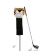 Ny golf putter täcker skydd golf klubb headcover plysch söt tecknad tiger stil bar huvudskydd täcker tillbehör
