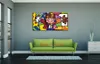 Romero Britto, Pintura Da Lona Sala de estar Decoração de Casa Moderna Mural Art Pintura A Óleo