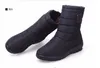 2019 novo estilo de sapatos de neve das mulheres sapatos de inverno de calor de algodão guarda-chuva pano botas de neve curto e grosso à prova d 'água quente