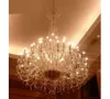 Regron Splendid Shamandelier Lighting Long Gigantic Led Crystal Chandelier Luster Luxury Royal Suspension Luminary Church for Villa 2433