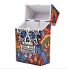 85MM20 only opens automatically plastic primary color cigarette case, ghosts print cigarette box.
