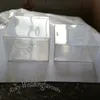 200 PCS 5 cm de Plástico Transparente PVC Macaron Box com Proteger Filme para 1 Macarons Bomboniere Favorece Caixas de Doces Pacote de Caixas De PVC Clara