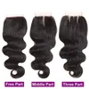 Brizilian Body Wave Hair Bündel mit 4x4 Schließung 100% unverarbeitete kurze menschliche haare 3 bündel und schließungen natürliche farbe 100g