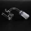 Rdzeń Reaktor Quartz Banger Z 5mm Dolna 10mm 14mm 18mm Mężczyzna Kobieta 45 90 Quartz Banger Nails do szklanych Bongs Dab Rigs