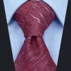 E11 astratta rossa di seta Mens cravatta di nozze Cravatte di moda per maschi novità Classic dimensioni extra lungo