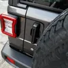 4doors drzwi do drzwi samochodowe Ogon drzwi zewnętrznych drzwi węglowych 10pcs dla Jeep Wrangler JL 2018 Wysoka jakość auto zewnętrzna ACCES329T