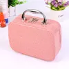 Small Mini Alligator Cosmetic Bags Beauty Case Makeup Bag Lockable Jewelry Box Travel Toiletry Organizer Suitcase