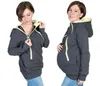 Maglioni premaman 2 in 1 Qualità Genitorialità Bambino Autunno Inverno Tre caratteristiche Madre Canguro Felpa con cappuccio Donna Pullover Abbigliamento madre QZZW101