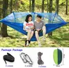 Garden Hanging Nylon Bed and Mosquito Net Outdoor Travel Jungle Camping Tent Hammock Camping Swing Hanging Bed 4 Color 260*140CM