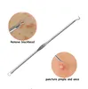 4 stks / set Roestvrij Acne Blackhead Removal Naalden Pimple Spot Comedone Extractor Black Head Beauty Pore Face Skin Care Tools