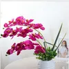 Artificial Flowers Real Touch Butterfly Orchid Simulation Latex Orchid Artificial Plant Fake Flowers Wedding Home Party Decor