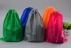 Non Woven Torba na kurz do przechowywania na ubrania Buty Opakowania do torebki Travel Sundries Storage Clat Rope Organization Torby 10Colors DHL HH7-1223