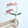 Yapay Çiçek Phalaenopsis 9 Kafa Lateks Silikon Gerçek Touch Büyük Orkide Ev Dekorasyon Aksesuarları Düğün Bahçesi Dekoraiton Planı